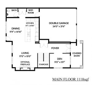 New Haven Elegance (Main Floor Plan)