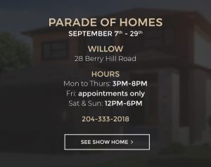 Parade of Homes Popup