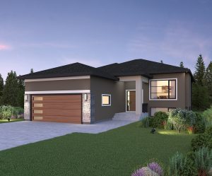 Winnipeg show home new 2021 digital rendering